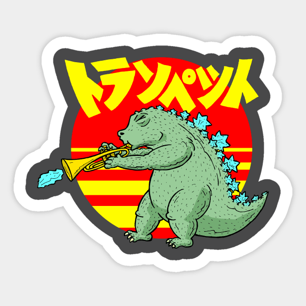 Trumpet Sticker by calavara